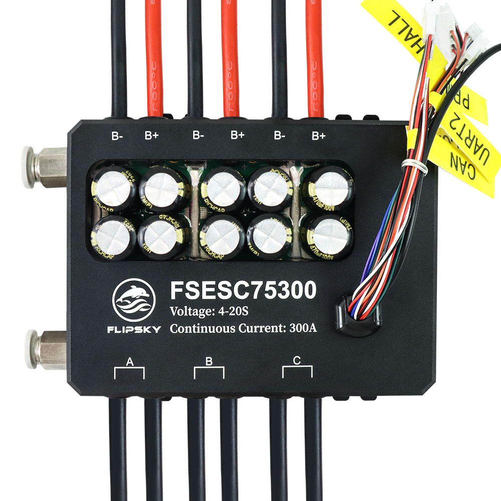 Vesc 75300 High Current Esc - Flipsky FSESC 75300 84V High Current