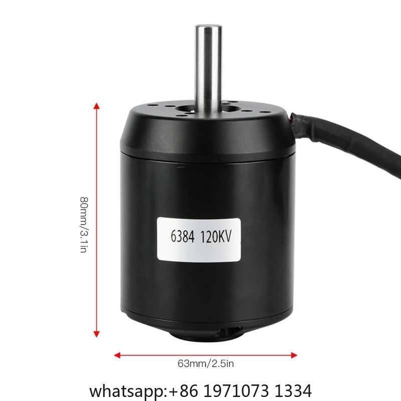 6384 120KV BLDC Outrunner Brus - огляд і ціна 6384 Brushless Motor Sensored